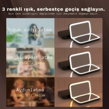 Sz Master Bilişim LED Işıkları ile Mini Taşınabilir Katlanır Makyaj Aynası 5x Büyüteç Kompakt Cep Seyahat Estetik Makyaj Aynaları Makyaj Araçları