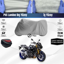 ULTRASHOP Ultra Shop Yamaha Mt-10 Motosiklet Brandası Çanta Topcase Uyumlu Motor Brandası
