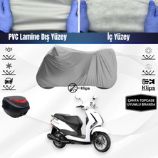 Ultra Shop Yamaha D'elight Motosiklet Brandası Çanta Topcase Uyumlu Motor Brandası