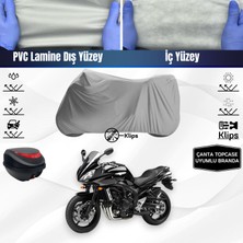 Ultra Shop Yamaha Fz6 Fazer S2 Abs Motosiklet Brandası Çanta Topcase Uyumlu Motor Brandası