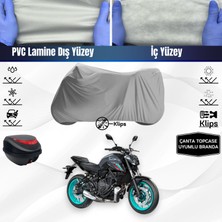 Ultra Shop Yamaha Mt-07 Abs Motosiklet Brandası Çanta Topcase Uyumlu Motor Brandası