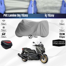 Ultra Shop Yamaha X-Max 400 Tech Max Uyumlu Motosiklet Brandası Çanta Topcase Uyumlu Motor Brandası