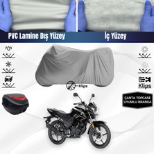 Ultra Shop Yamaha Ys 125 Uyumlu Motosiklet Brandası Çanta Topcase Uyumlu Motor Brandası