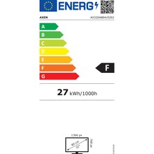 Axen AX32DAB04 32" 82 Ekran Uydu Alıcılı HD Ready Smart LED TV