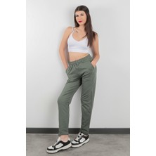 Kadın Çift Cepli Duble Paça Eşofman Altı -2629