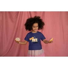 Bubuga Kız Çocuk Pamuk So Chic 2 Çanta Baskılı Kısa Kol Tshirt