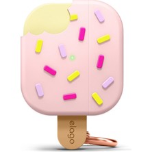 Elago Apple Kulaklık 3. Nesil Uyumlu Dondurma Görünümlü Silikon Kılıf Lila Pembe Mint