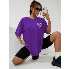 Medinenur Mini Kalp Baskılı Unisex T-Shirt