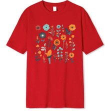 Medinenur Çiçek Baskılı Unisex T-Shirt