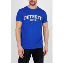 Medinenur Unisex Detroit Baskılı T-Shirt