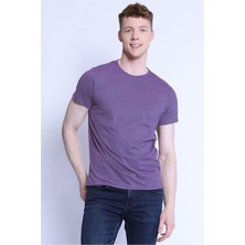 Medinenur Unisex Pamuklu Bisiklet Yaka T-Shirt