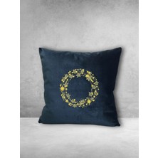 CIGDEMCALISKAN Galaxy Gold Kadife Kırlent Kılıfı