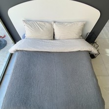 Rozet Tekstil Müslin Yatak Örtüsü/Pike 4 Katlı