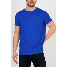 Medinenur Unisex Pamuklu Bisiklet Yaka T-Shirt