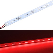 Demir Led 12 Volt 5630 Ledli LED Bar Alüminyum Çubuk 72 Ledli Kırmızı