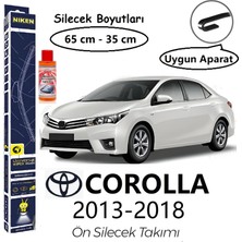 Niken Toyota Corolla Ön Silecek Takımı (2013-2018) Hediye!!! Autokit Konsantre Cam Suyu