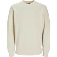 Jack & Jones Jprblarowan Structured Sweat Crew Neck KREM12259351