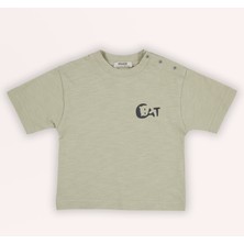 Panço Erkek Bebek Baskı Detaylı Tişört