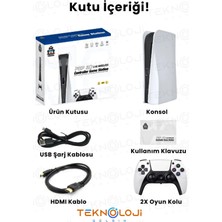 Teknoloji Gelsin Q10 Atari 4K Ultrahd Oyun Konsolu Çift Konsol 26.776 Oyun 128 GB