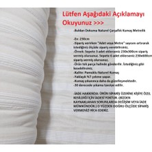 Mandaş Tekstil Buldan Çarşaflık Kumaş Naturel Pamuklu Metrelik (En 230CM)