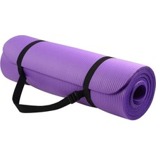 ACD Spor 15 mm Sırtta Taşıma Askılı Pilates Minderi 1.5 cm Pilates Matı Mor