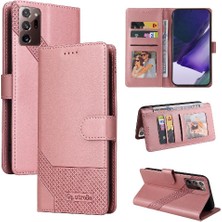 SZY Mall Samsung Galaxy Not 20 Için Flip Case Kickstand Premium Deri Üç (Yurt Dışından)