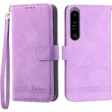 SZY Mall Sony Xperia 1 Iv Kart Yuvaları Için Flip Case Manyetik Kapatma Bileklik Nakit (Yurt Dışından)