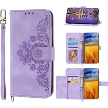 SZY Mall Sony Xperia 1 Iv Çoklu Kredi Kartı Yuvaları Için Flip Case Kabartmalı (Yurt Dışından)