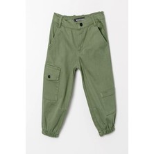 Gold Class Kidswear Çift Cepli Fermuarlı Jogger Gabardin Erkek Çocuk Pantolon