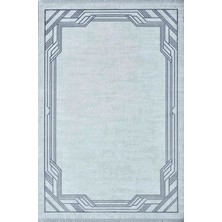 Artemis Halı Alegra 09100A Gri Krem Çizgi Desen Bambu Halı