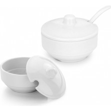 Tria Kırılmaz Kapaklı ve Kaşıklı Baharat Kasesi 3 Adet 10 cm TR369