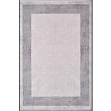 Artemis Halı Alegra 09113C Gri Krem Çizgi Desen Bambu Halı