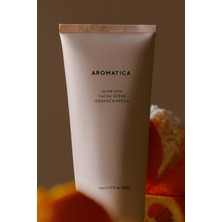 Aromatica Glow Vita Facial Scrub Orange & Neroli - Canlandırıcı Vegan Vitamin & Kil Scrub 150 ml