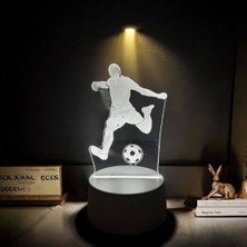 Bunny Gift Shop Futbol Serisi 3D Gece Lambası , Çocuklar Için Futbol Işıklı Gece Lambası