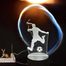 Bunny Gift Shop Futbol Serisi 3D Gece Lambası , Çocuklar Için Futbol Işıklı Gece Lambası