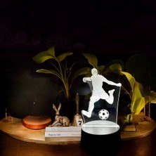 Bunny Gift Shop Futbol Serisi 3D Gece Lambası , Çocuklar Için Futbol Işıklı Gece Lambası