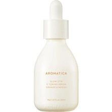 Aromatica Glow Vita C Toning Serum Orange & Neroli 30ML - Aydınlatıcı & Ton Dengeleyici Vegan Vitamin Serum