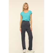 Home Store Yanı Şeritli Bamboo Pantolon