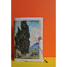 Kitap Aksesuar Kitap Kılıfı - Van Gogh Selviler