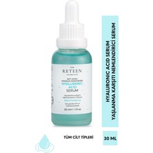 The RETEEN Cosmetics Dolgunlaştırıcı ve Anti Aging Etki Provitamin B5 Yoğun Nemlendirici Hyaluronic Acid Cilt Serumu 30 ml