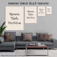 Emilart Sarı Ağaç Ve Doğa Manzaralı Özel Tasarım Kanvas Tablo Ev Ofis Cafe