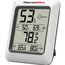 ThermoPro TP50 Termometre Iç Mekan Dijital Isı ve Nem Ölçer