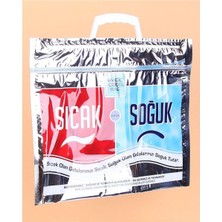 Aspartam Magic Cool Bag Sıcak Soğuk Taşıma Torbası 50X50X10 cm 20 kg 3 Adet Isı Yalıtımlı Torba Poşet