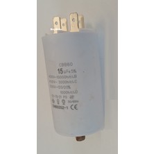 FullYedek 15 Mf Kondansatör , 15 Mf 450 Vac 50 Hz Motor Kondansatörü Kapasitör