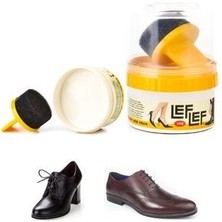 Nuri Leflef Pratik Cilalı Krem Naturel Ayakkabı Bakım Boyası 50 ml