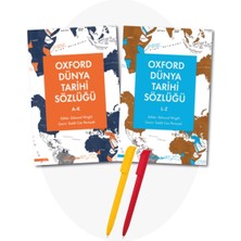 İnkılap Kitabevi Oxford Dünya Tarihi Sözlüğü 1- A-K - 2- L-Z (Edmund Wright) 2 Kitap Set+Alfa Kalem