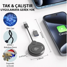 Coofbe Kablosuz Apple Car Play Dönüştücü Video Yansıtıcı Youtube Netflix Tiktok Video Yansıtıcı Carplay