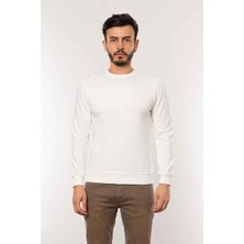 Cazador 5610 Cazador Erkek Sweat Ekru