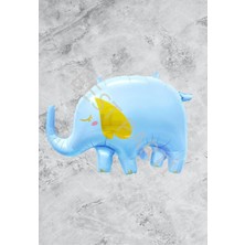 Rönesans Parti Mavi Renk Fil Folyo Balon 59x84 Cm