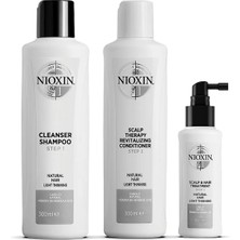 Nioxin System Kit 1 - Işlem Görmemiş Hafif Ince Saçlar Için Kalınlaştırıcı Bakım